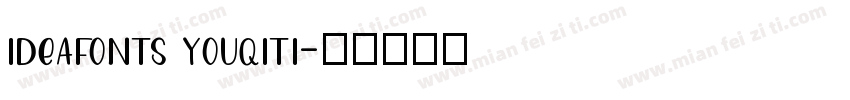 ideafonts youqiti字体转换